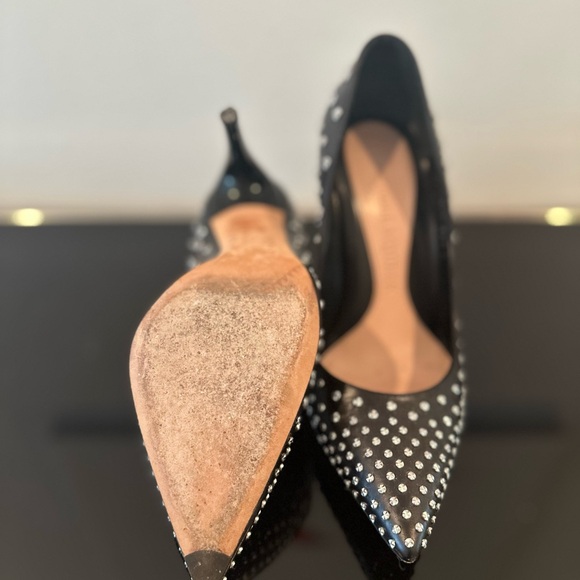 Alexander McQueen spiked-sole high-heel Sandals | Black  Alexander McQueen Black Studded Heels